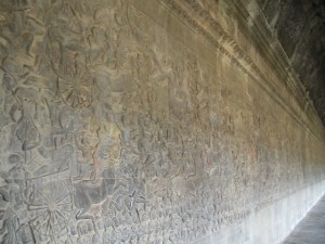 Bas-reliefs at Angkor Wat