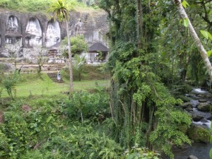 Gunung Kawi, carved out of the rock