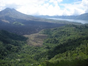 Mount Agung, the highest point in Bali